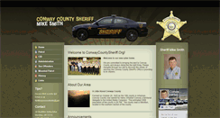 Desktop Screenshot of conwaycountysheriff.org